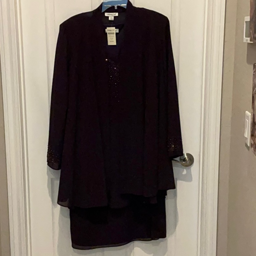 Coldwater Creek Purple Beaded Jacket